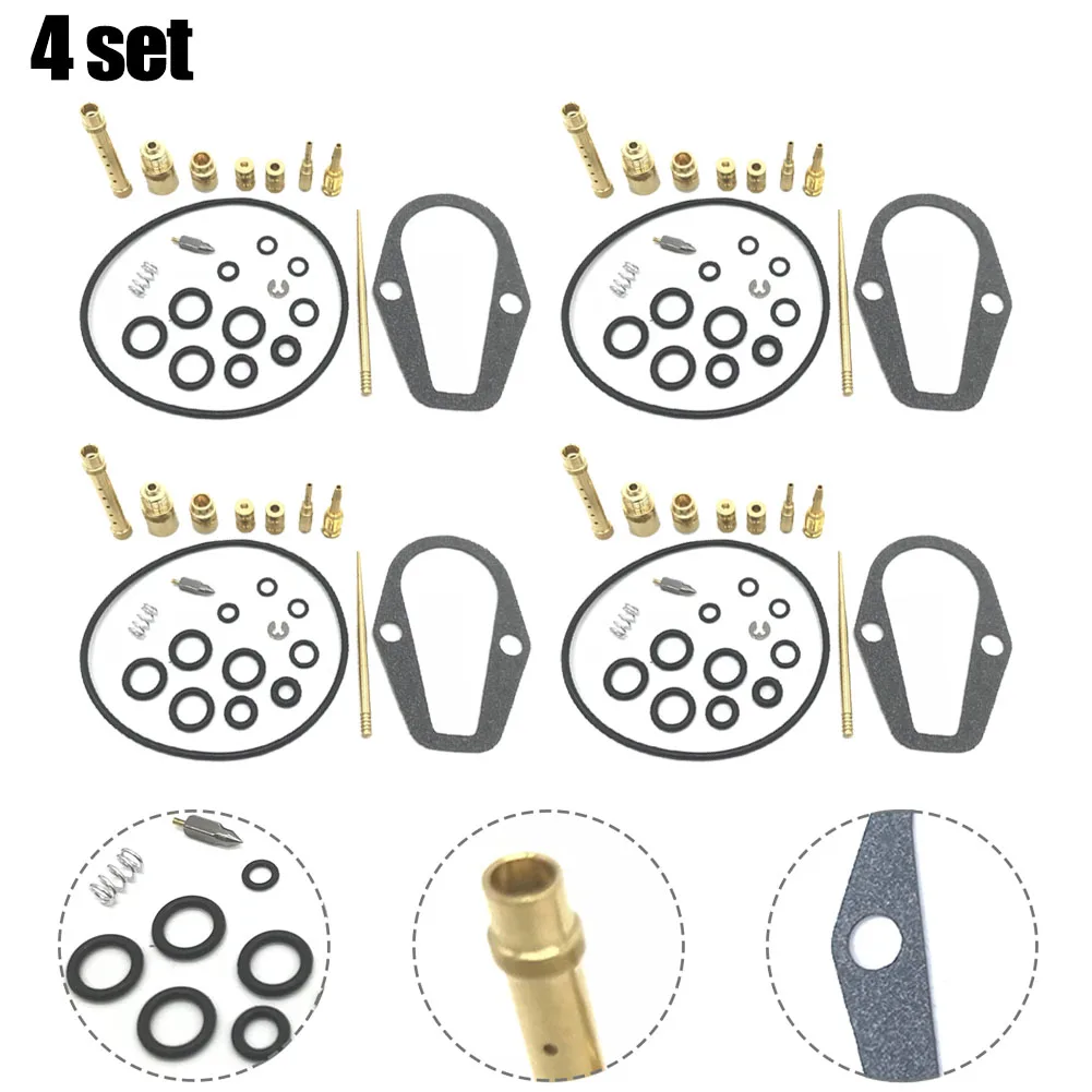 

4 Sets Motorcyclce Carburetor Rebuild Repair Tool Kit For Honda 16010-323-315 Car Accessories High Quality Carburetor