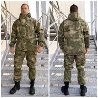Gorka 5 Military Mountain Combat Uniform Army Fan Special Forces  Tactical Hunting Unisex MOX Green Ruins Camo Set
