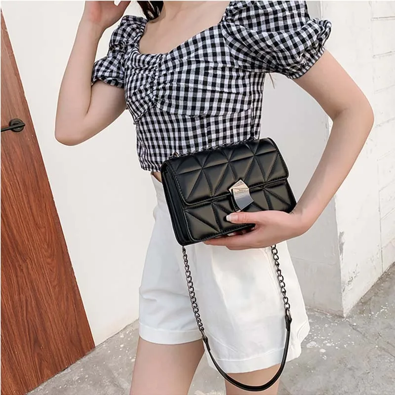 

Handbags Women Brand Design Luxury Rhombic Crossbody Bags Chain Small Messenger Bag Lady Shoulder Bag Large Capacity Totes 2022