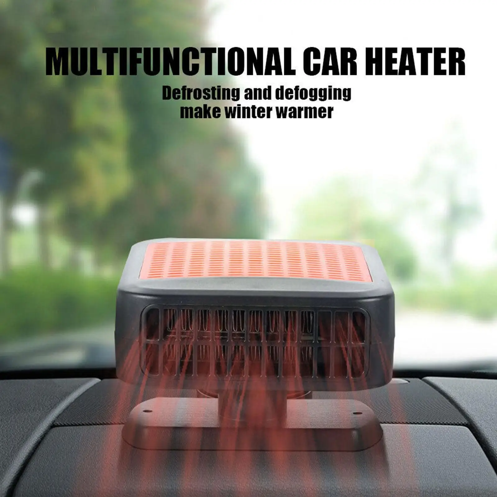 

Automobile Heater Electric Cooling Heating Fan Portable Windshield Dryer Demister Electric Truck Boat Demister X1I6