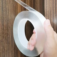 double sided tape nano strong transparent waterproof reusable adhesive tape wall stickers 1m 2m 3m car home kitchen bathroom