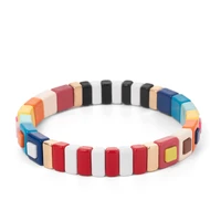 miyouke friendship bracelets for women rainbow jewelry boho summer pulseiras mujer tile beads bracelet bangles for gift 2022