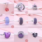 Бусина-Шарм сделай сам для браслета Pandora, из серебра 925 пробы