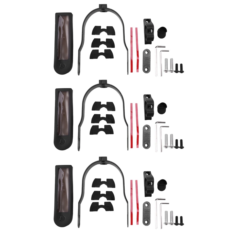 

Набор аксессуаров 3X для скутера Xiaomi M365/M187/Pro, специальный крючок, амортизатор, силиконовый рукав, черный