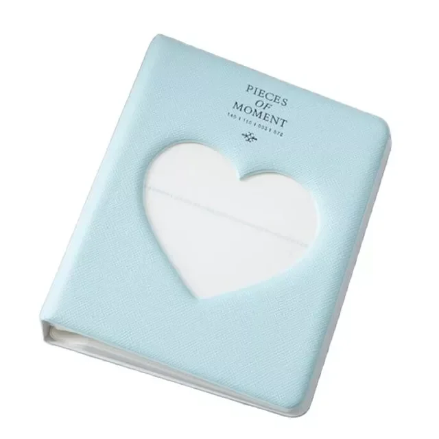 

64 Pockets 3inch Photo Album Mini Cow Pattern Photo Albums Postage Stamp Collection Book Home Decoration Photocard Holder