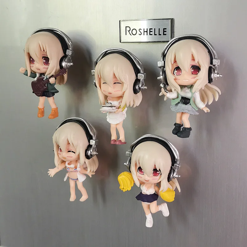 

Creative Magnet Toy Model Refrigerator Home Decoration Cute Cartoon Doll Refrigerator Small Ornaments