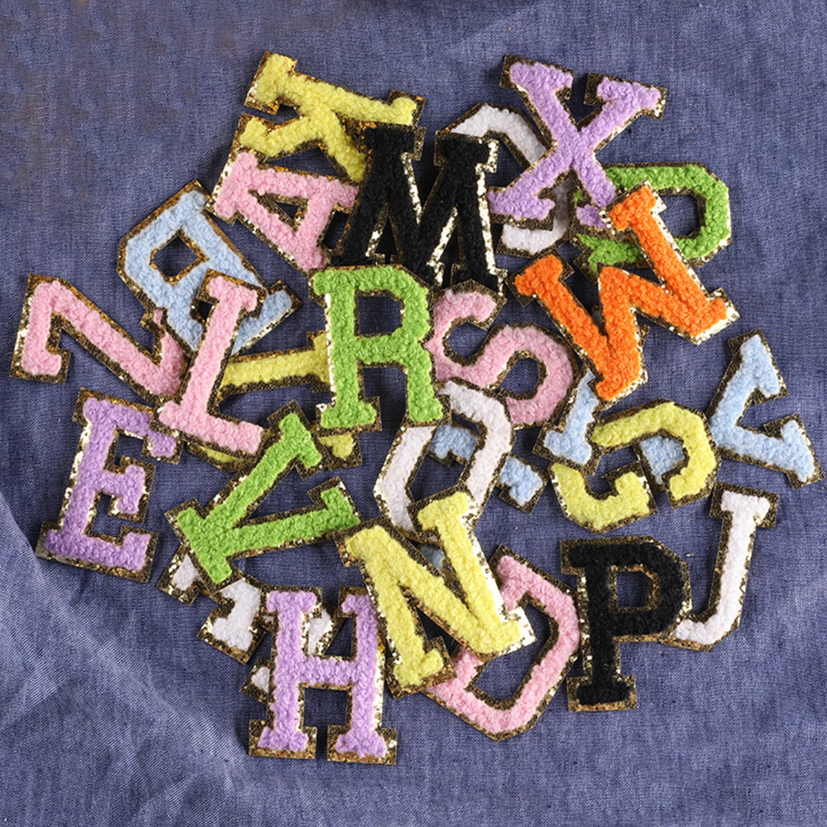 

L 26 шт. смешанные фотообои с надписью, наклейки для глажки, Декоративные вышитые восстанавливающие наклейки, вышивка, наклейки на английском...