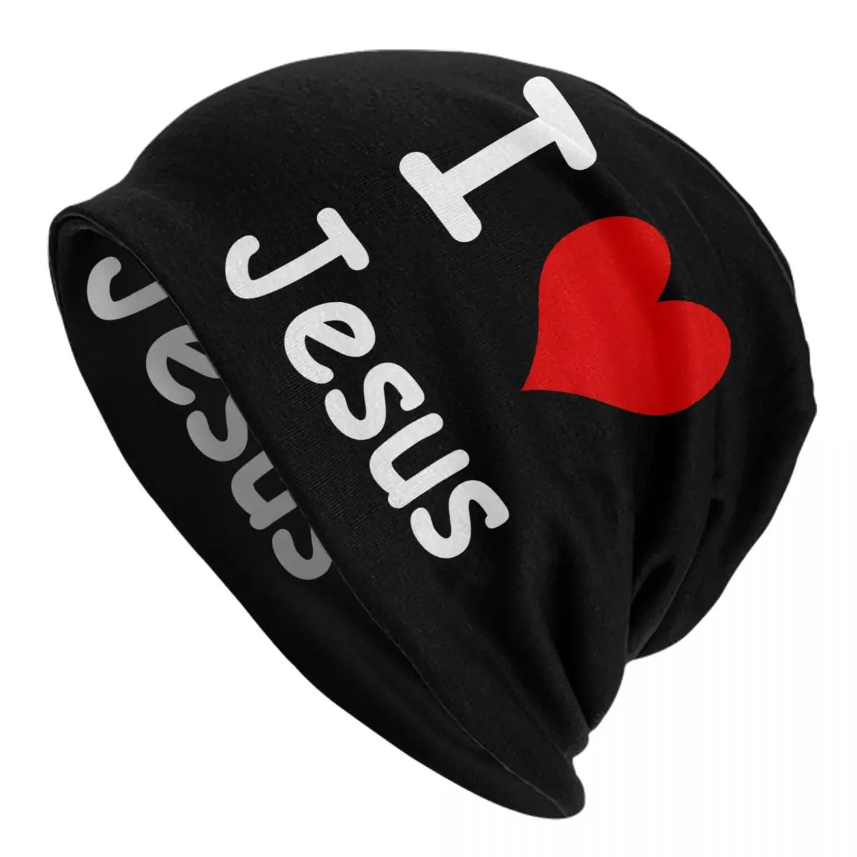 

Вязаная шапка унисекс «Я люблю Иисуса», для мужчин и женщин