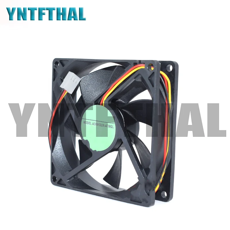 Оригинальный AD0912UX-A7BGL DC 12V 0.50A квадратный охлаждающий вентилятор