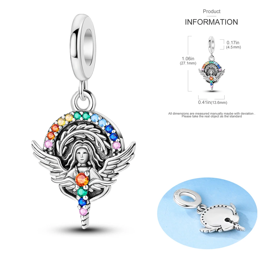 Мифическая серия стерлинговое серебро 925 пробы летающий дракон единорог бордина