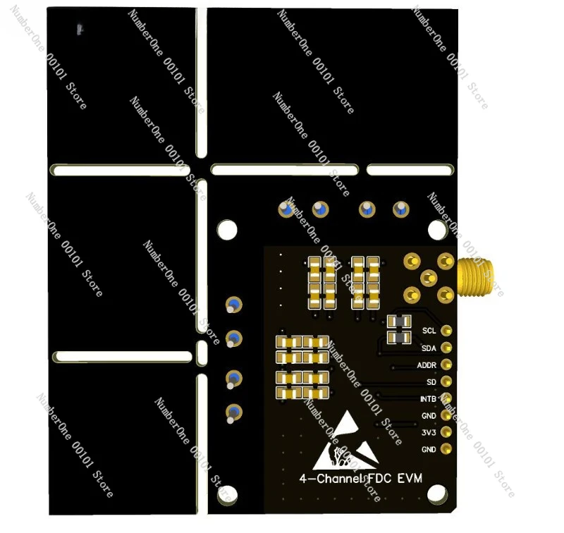 Модуль FDC2214 емкостный датчик электронный дизайн соревнование распознавание