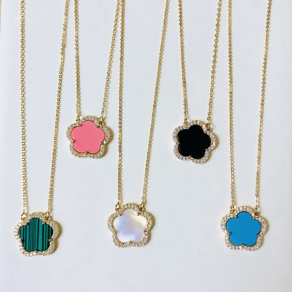 

YBWL 2022 Luxury Zirconia Flower Ladies Jewelry Set Sparkling Dance Party Necklace Earrings Fashion Jewelry Female Wholesale