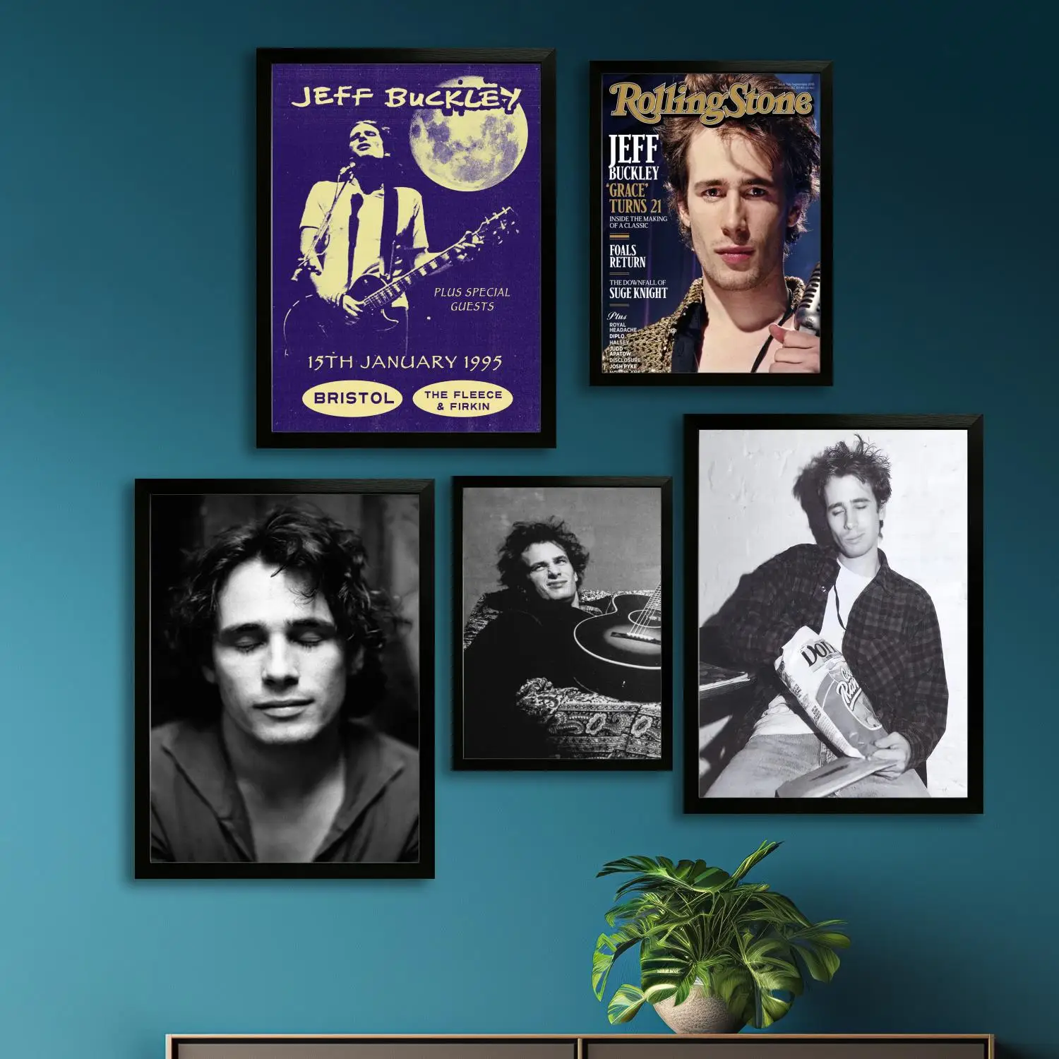 Джефф Бакли Холст Художественный постер Настенное искусство Картина с принтом