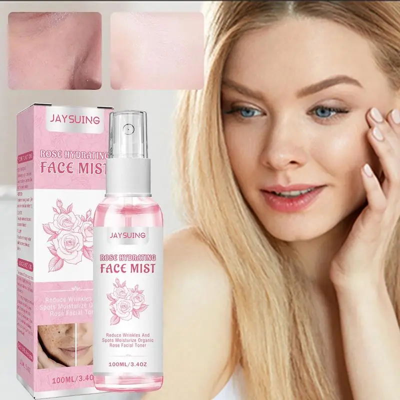 

Facial Toner Rose Face Mist For Moisturizing Travel Rosewater Facial Spray With Witch Hazel Extract For Soothing Skin Care