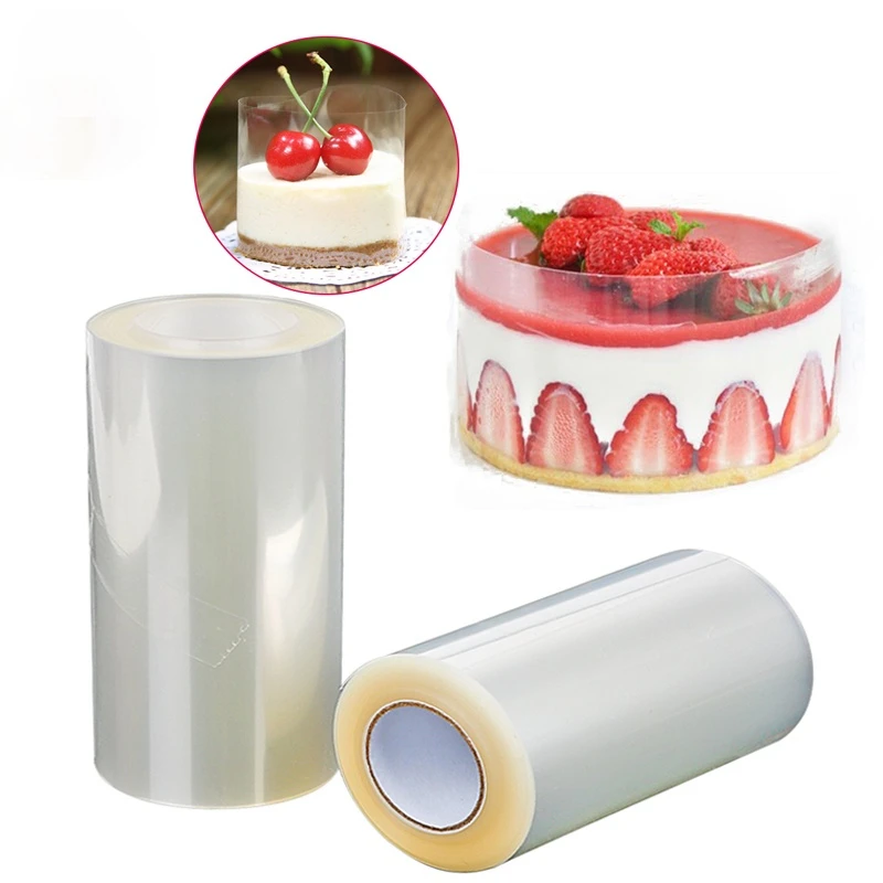 

Accessories Chocolate Pastry Tools Cake Roll Film 1 Transparent Surround Cake Accessories Mousse Cake Baking For Kitchen Collar