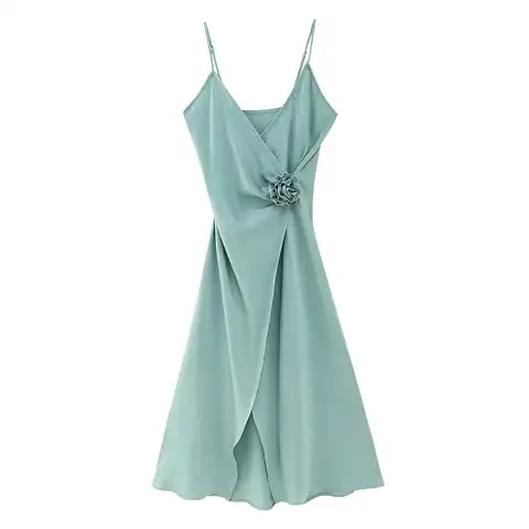 PB&ZA Spring Summer Women Long Dress Luxury Evening Lingerie Slip Dresses Chic and Elegant Mujer Vestidos Party Outfits Female