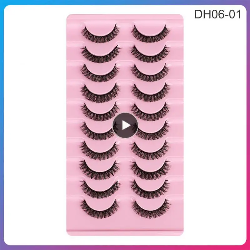 

10Pairs 3D Mink Lashes Natural Eyelashes Dramatic False Eyelashes Faux Cils Makeup Wholesale Fake Eyelash Extension Maquiagem