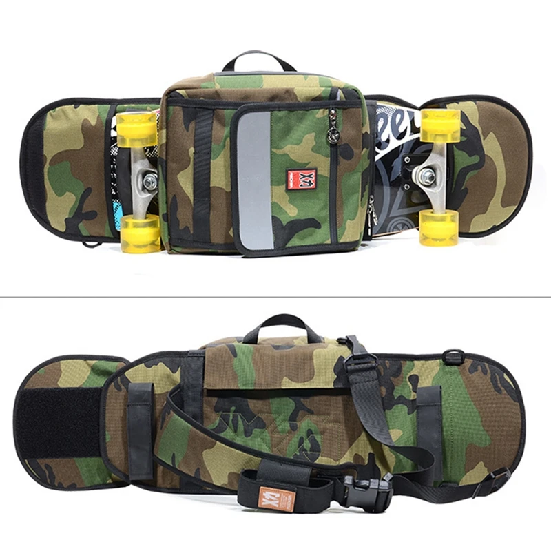 Популярная простая камуфляжная сумка MACKAR из ткани Оксфорд для скйейтборда
