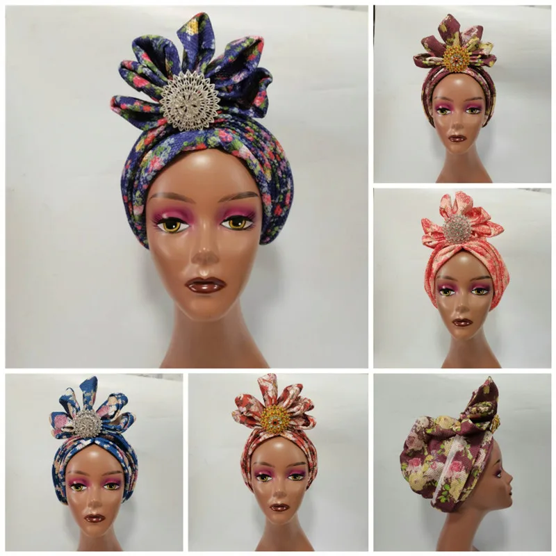 

Нигерийские женские хиджабы, искусственная ткань, женские аксессуары для волос, мусульманский шарф, шапочка для вечеринки