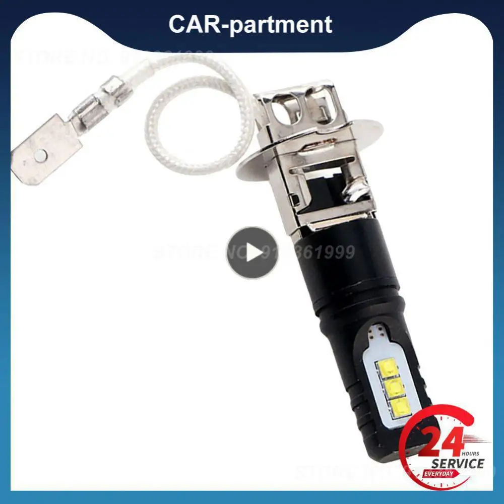 

High Low Beam Fog Lamps H3 / H1 80w Csp 2525 6led Practical Fog Lamp Effective Universal Durable Automobile Led Anti Fog Lamp