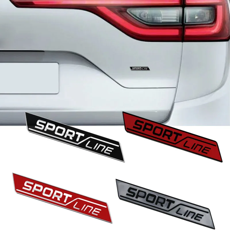 Металлическая Наклейка на решетку для спортивной линии эмблема задний багажник