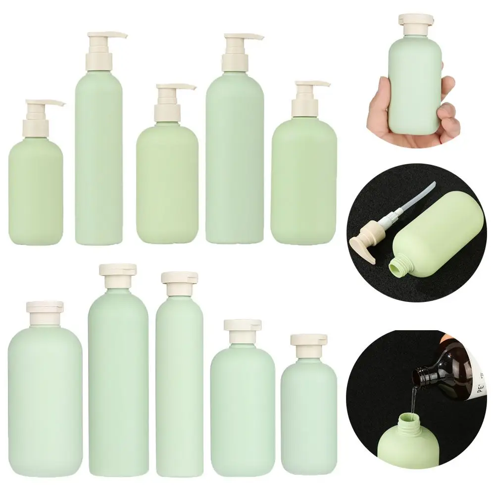 

Plastic Refillable Round Bottles Rustproof for Liquid Lotion Foaming Soap Dispenser Lotion Soap Shampoo Shower Gel
