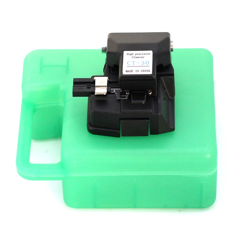 High Precision HS-30 Optical Fiber Cleavercold Splicing Hot Melt Suitable Fiber Cleaver
