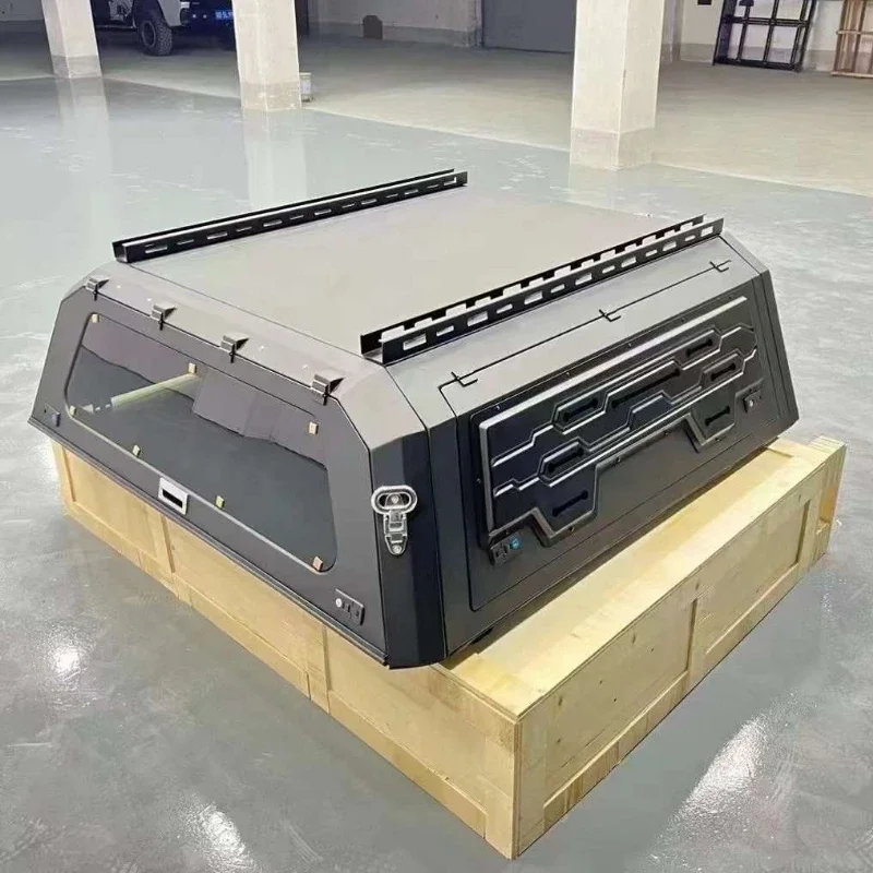 Навес для грузового кемпера Nissan Navara np300 Frontier D40 алюминиевый жесткий верх двойной