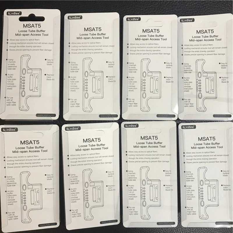 MSAT-5 Fiber Cable Ribbon Stripper MSAT 5 Loose Tube Buffer Mid-Span Access Tool 1.9mm to 3.0mm Replaceable Blade