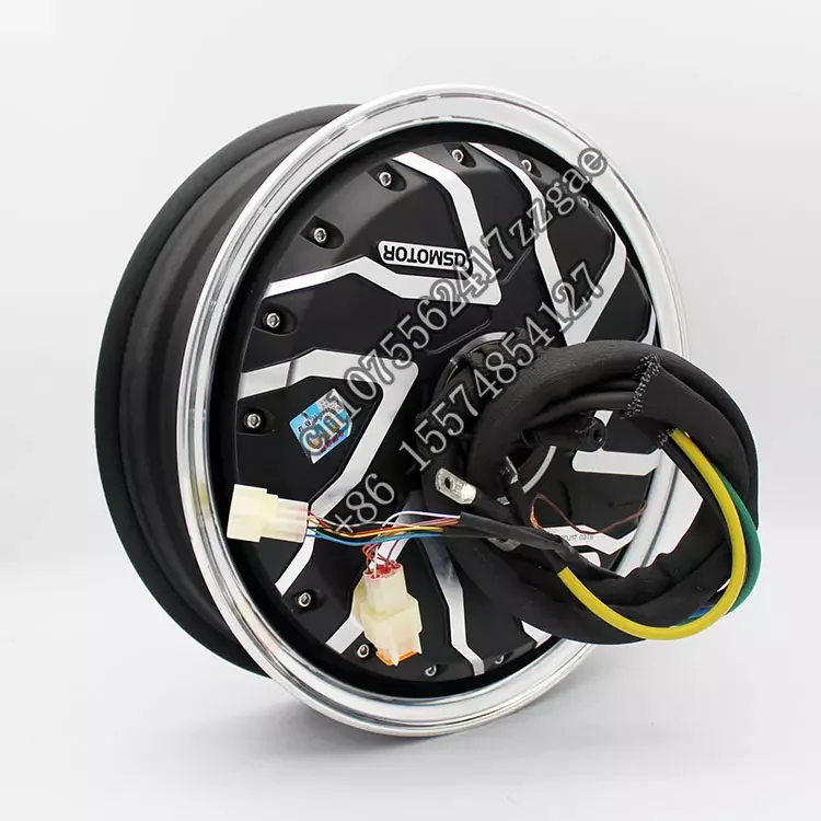 Бесщеточный строительный мотор 13 дюймов 12000 Вт 48-120 В электрический мотоцикл