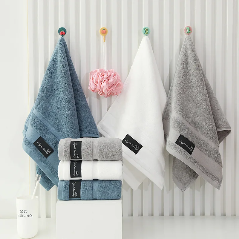 

Children's Towel Cotton Face Home Absorbent Cotton Five-Star Hotel Bath Brush Hair Female Male Couple Senior Adults 35x75cm