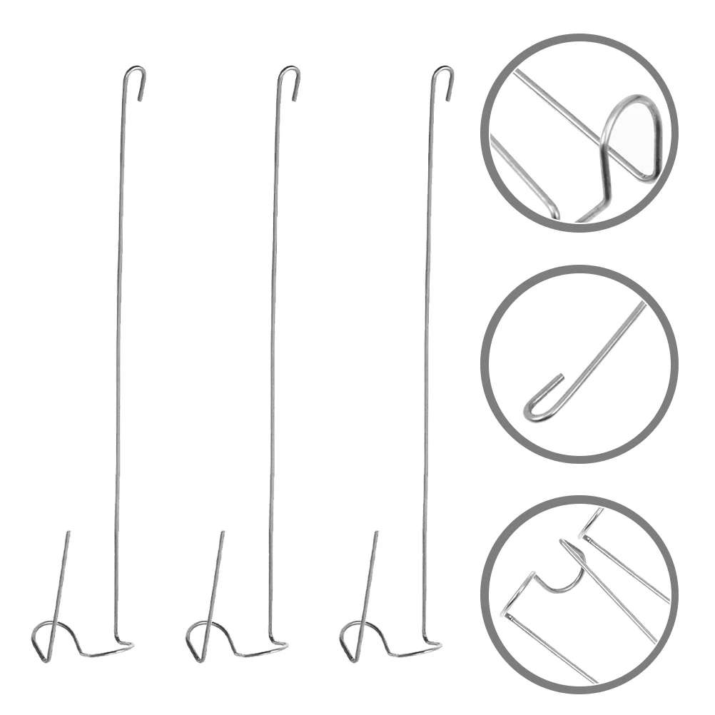 

3 Pcs Metal Hanger Modern Tillandsia Hanger Metal S Hooks Air Fern Holder Wire Hangers Wall Planter Outdoor Pineapple Hook