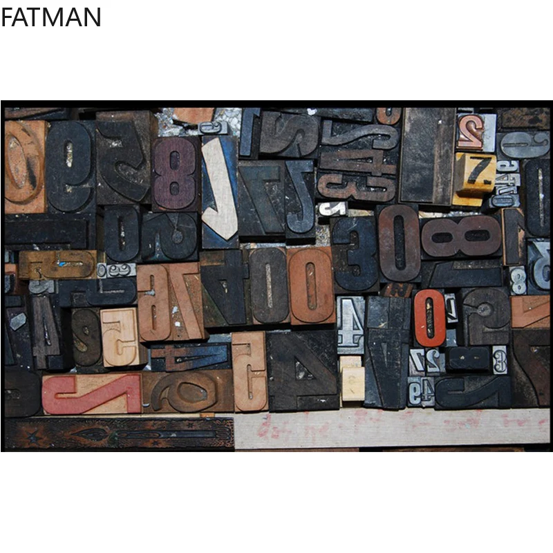 Фотообои FATMAN на заказ 3d обои с современным рисунком отделка Деревянной Стеной