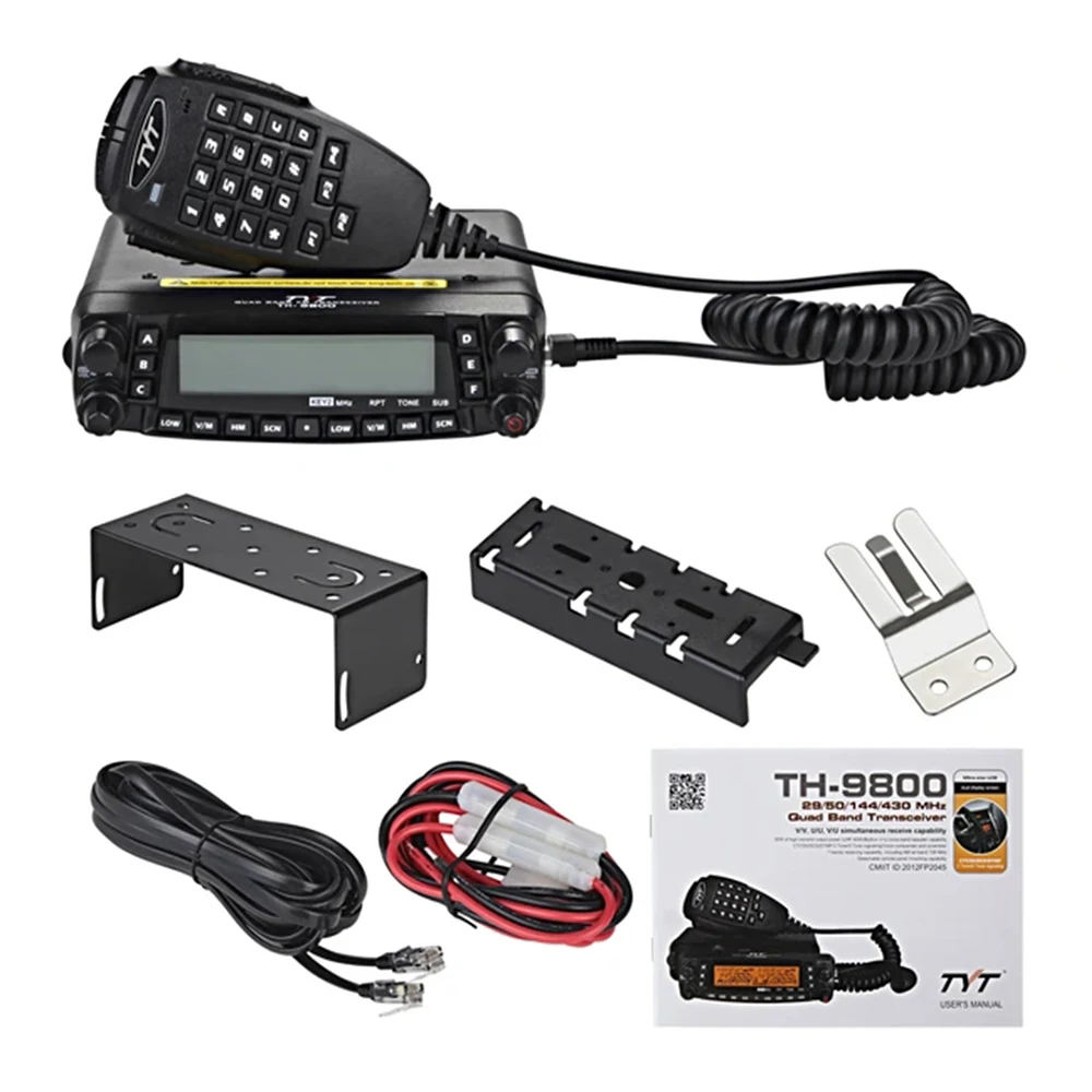 TYT TH-9800 PLUS четырехдиапазонный мобильный трансивер 29/50144 МГц VHF UHF профессиональная