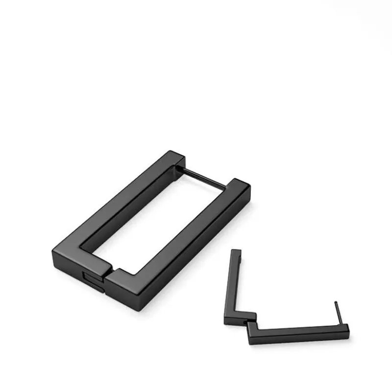 

Coconal Fashion Minimalist Square Hoop Earring For Women Girls Ear Huggie Rectangle Hoops Dangle Trendy Jewelry Gifts