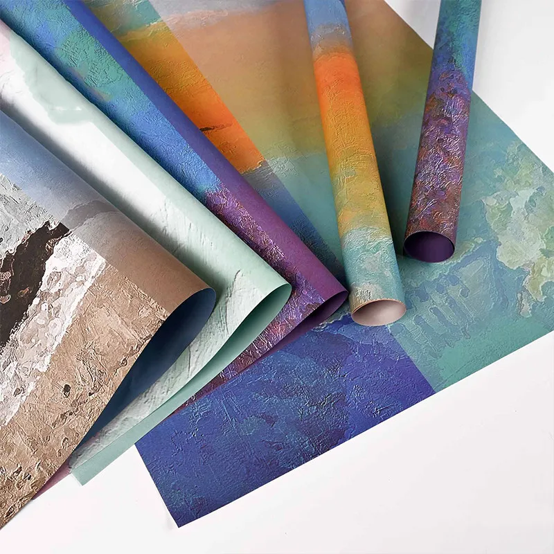 

10 шт., бумажная бумага для упаковки подарков, 50 х60 см