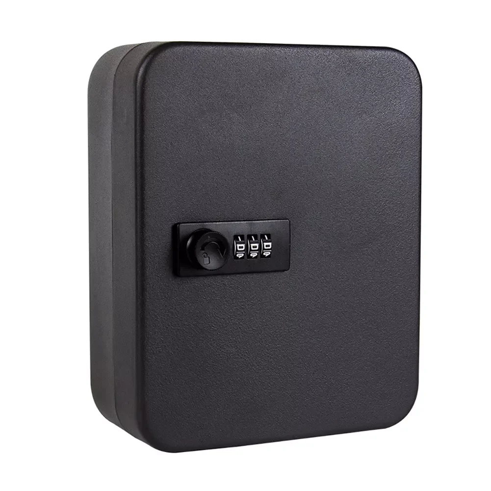 

Key Safe Box Organizer Car Lockable Resettable Code Office Combination Storage Cabinet Wall Mounted Metal Lock Password