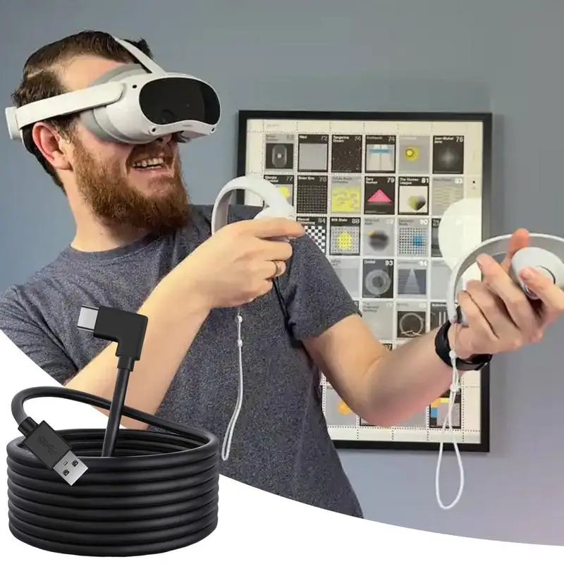 

Usb-кабель для передачи данных для VR HeadsetPC A-C высокоскоростной кабель для ПК USB 3,2 Gen для Pico4/3/OculusQuest 2