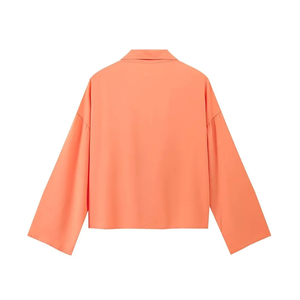 Женская Повседневная Рубашка В Европейском И Американском Стиле Весна 2024