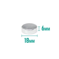 25102030pcs 18x6 neodymium disc magnets 18x6mm thick cylinder search magnet strong 18m6 round permanent neodymium magnets