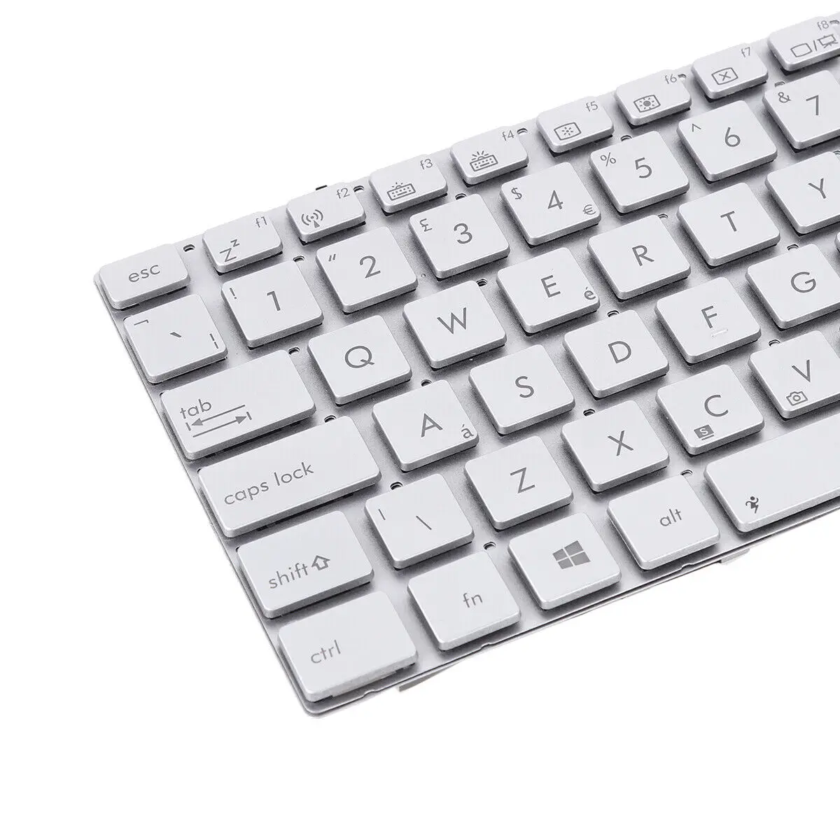 Клавиатура для ноутбука с подсветкой в Великобритании для ASUS N56 N550 N56V U500VZ N76 N76VM N76VJ Silver (art.: 3920cd181f0ef) - 3920cd181f0ef