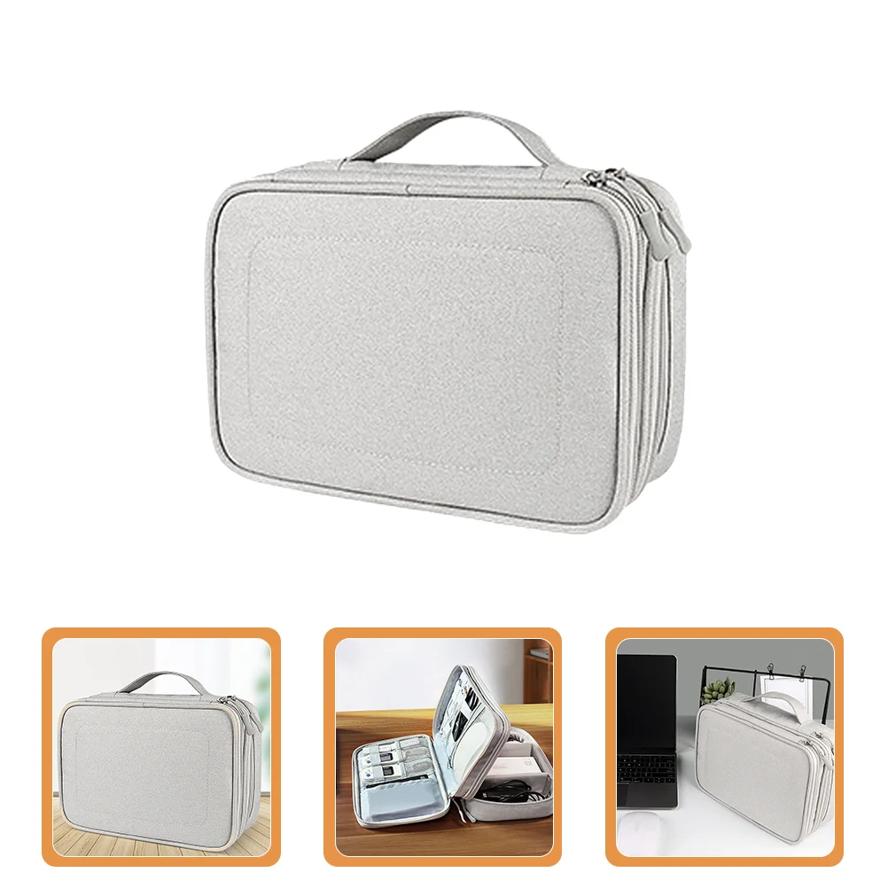 

Travel Case Organizerpouch Storage Cable Drive Electronics Carrygaming External Holder Carryingcord Box Disk Hard Electronic