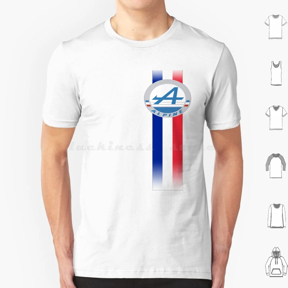 Alpine Racing T Shirt 6xl Cotton Cool Tee France Motor Careers Tuning Rally Gasoline Cars Brands Motorsport