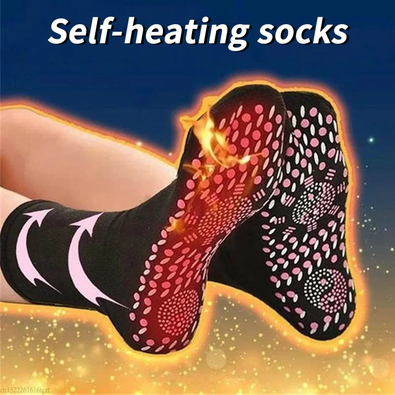 

Heated Socks Men Women Winter Warm Self Heating Socks Massage Anti-Freezing for Fishing Camping Hiking Skiing and Foot Warmer