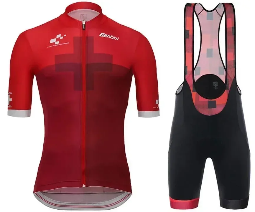 Ropa Ciclismo Cycling Jersey Bib Shorts Set Quick Dry 19D Gel Pad MTB Bike Clothing Bicycle Clothes Maillot Culotte