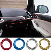 5m car interior trim strips for ford mk2 mk3 mk4 st mondeo fiesta kuga mustang escape car central control decoration accessories