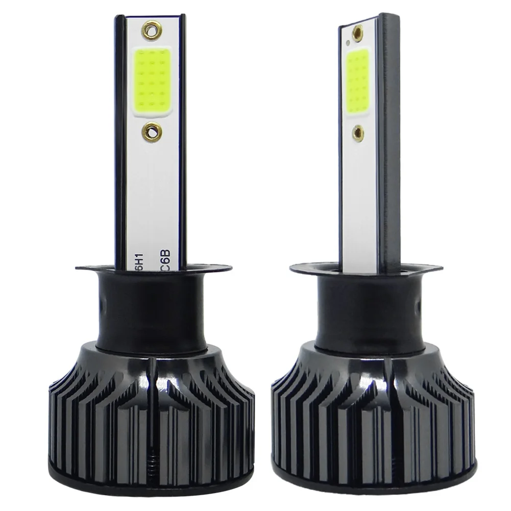 

Headlight LED Headlight 9005 For H1 1Pair 36W 6000LM 6063 Aviation Aluminum 6500K COB IP68 Improve Nighttime Visibility