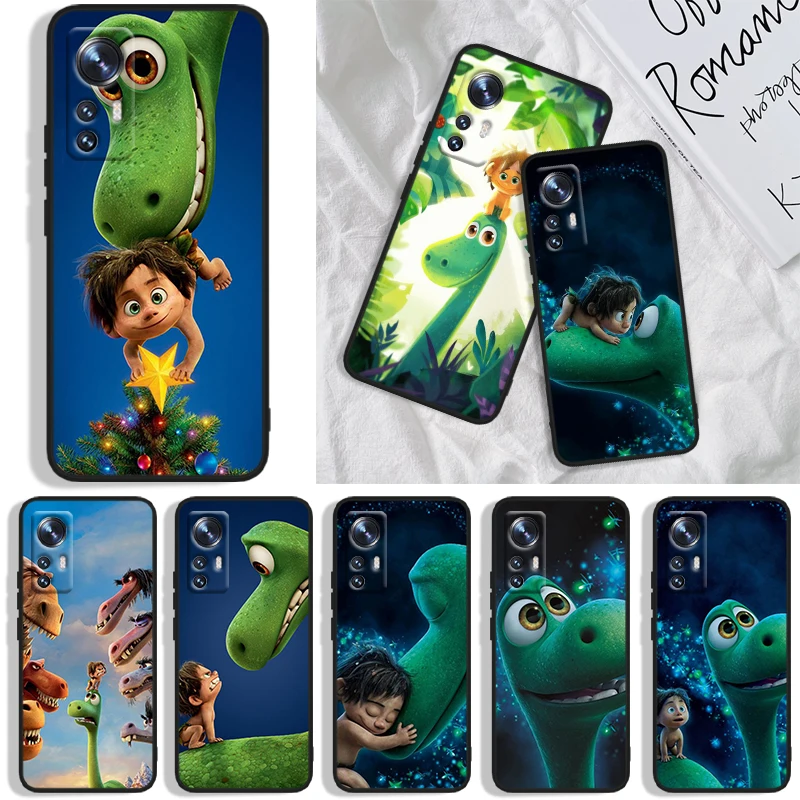 

Dinosaur Phone Case For Xiaomi Mi A1(5X) A2(6X) A3(CC9E) Play Mix 3 8 9 9T Note 10 Lite Pro SE Black luxury Soft Funda Cover