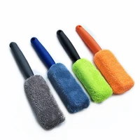 1pc microfiber long handle tire brush car detailing tools wheel rim brushes auto washing cleaning car accessories 275cm 4 color