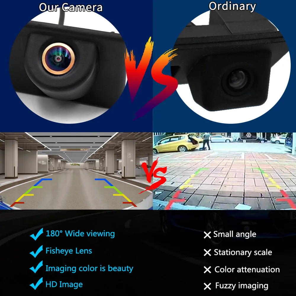 Камера заднего вида SMARTOUR Fisheye 180 градусов HD 1080P * 720P для BMW 3 5 X3 Series F10 F11 F25 F30 |